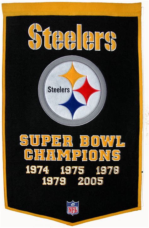 Pittsburgh Steelers Super Bowl Champs Banner – GPS Sports Gallery