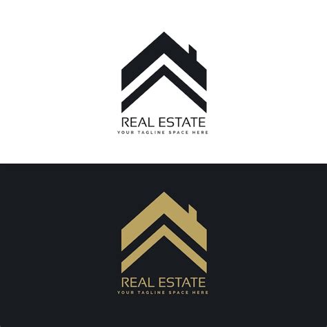 Free Vector | Real estate logo design concept