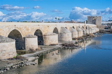 Premium Photo | La calahorra tower and the roman bridge of cordoba