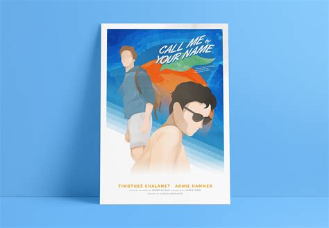 Call Me By Your Name Retro Movie Poster on Behance