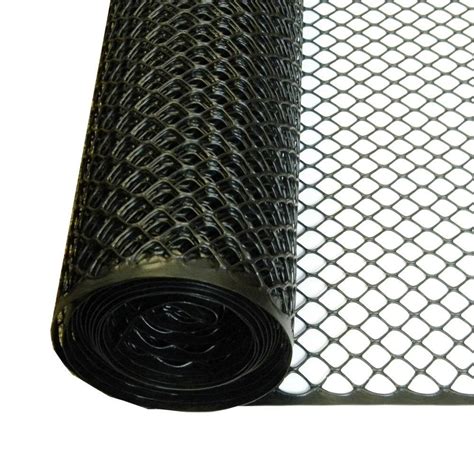 Tenax 3 ft. x 25 ft. Black Poultry Hex Fence-206866 - The Home Depot in ...