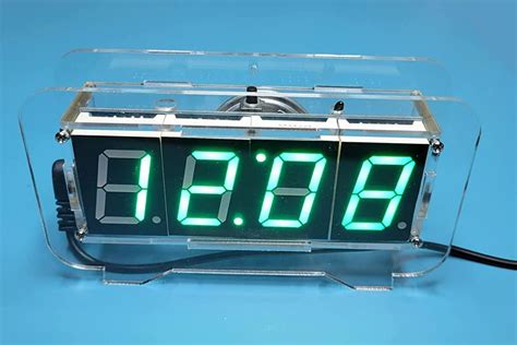 Green LED Electronic Clock DIY Kit : 28 Steps - Instructables