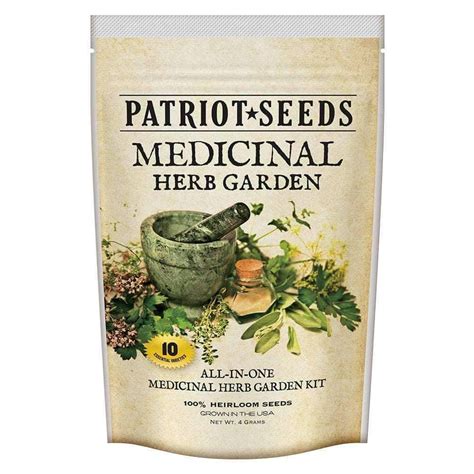 Medicinal Herb Garden Seed Kit | 100% Heirloom Seeds, non-GMOs – My Patriot Supply