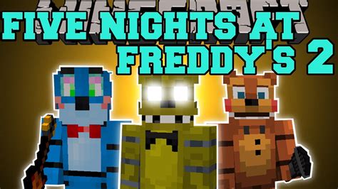 Minecraft: FIVE NIGHTS AT FREDDY'S 2 MOD (JUMPSCARES, GOLDEN FREDDY ...