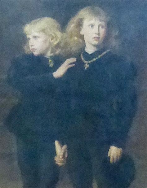 “The Princes in the Tower” by Sir John Everett Millais Bt PRA (1829-96)