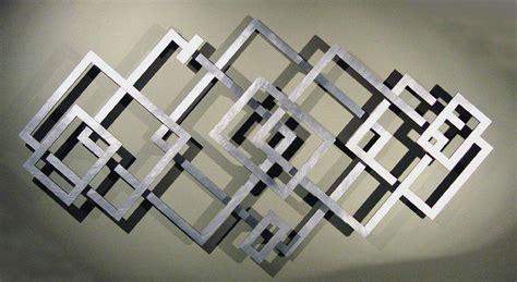 Metal wall art geometric | Metal art, Metal wall sculpture, Contemporary wall art