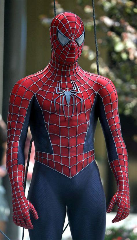 Sam Raimi Spider-Man Red With Blue Suit Spiderman Costume | Etsy