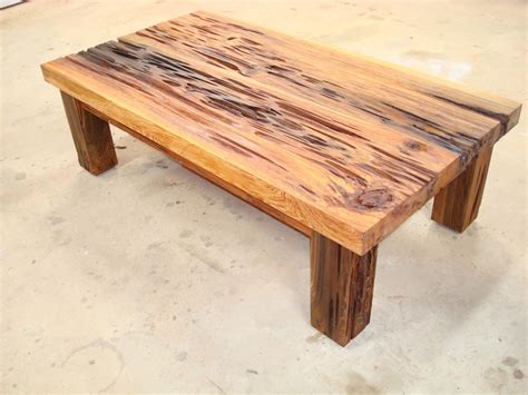 Griffin Wood Art: Pecky cypress coffee table