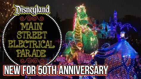 Main Street Electrical Parade Returns for 50th Anniversary to Disneyland with New Finale Float ...