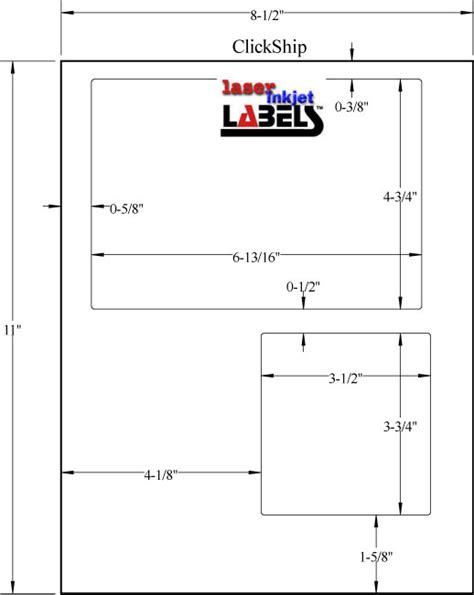USPS COMPATIBLE WHITE CLICK-N-SHIP LABELS - Laser Inkjet Labels