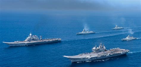 Twin Carrier Battle Group Exercise Projects India’s Maritime Might - Bharat Shakti