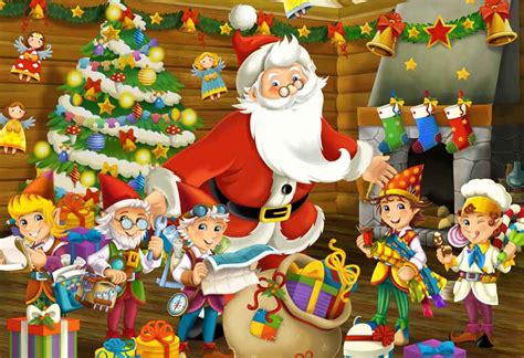 Santa's Christmas Story For Children With Moral