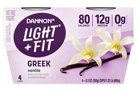 18 Dannon Greek Yogurt Light And Fit Nutrition Facts - Facts.net