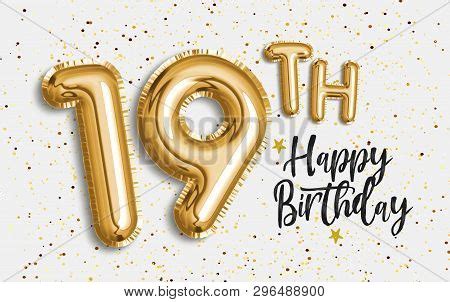 Happy 19th Birthday Image & Photo (Free Trial) | Bigstock