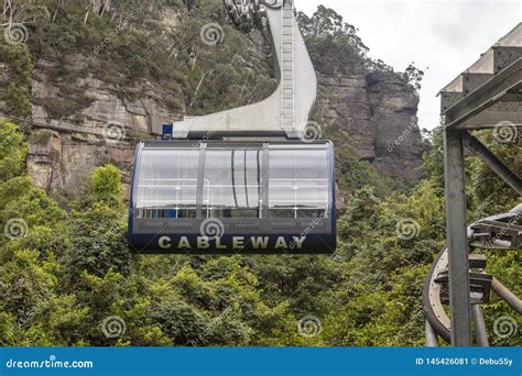 Blue Mountains Cable Car Excursion in NSW, Australia. Editorial Photo - Image of april, cable ...