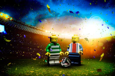 Lego football players on Behance