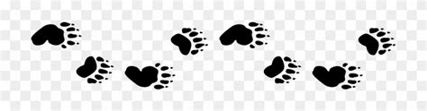 Picture - Bear Tracks Clip Art - Free Transparent PNG Clipart Images Download