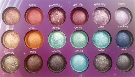 BH Cosmetics Galaxy Chic Baked Eyeshadow Palette Review, Swatches