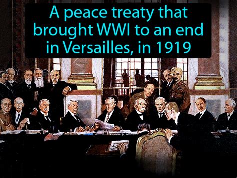 Treaty Of Versailles Definition & Image | Flippy Flashcards