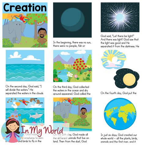 Sunday School Lesson 1 | Day 1 of Creation: Light - In My World