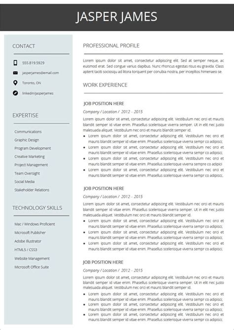 20+ Free Google Docs Resume Templates (To Download)