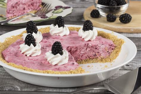 Frozen Blackberry Lemon Pie | MrFood.com