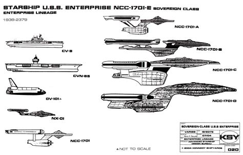 Star Trek Blueprints: Sovereign Class Federation Starship U.S.S. Enterprise NCC-1701-E