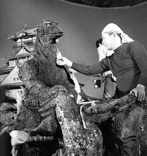 Fascinating behind the scenes photos from the making of the first Godzilla movie, 1954 - Rare ...