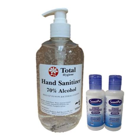 Alcohol & Non-Alcohol Hand Sanitizer - Total Hygiene Products ...