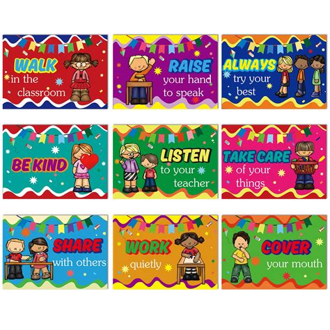 Preschool Classroom Rules Poster