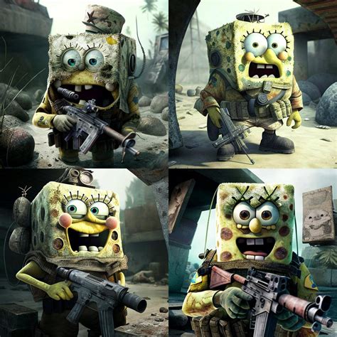 AI generated for prompt SpongeBob Call of Duty [COD]