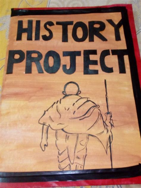 History project cover page