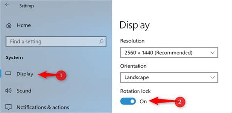 How to Disable Screen Auto-Rotation in Windows 10