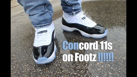 Jordan 11 Concord on feet! - YouTube