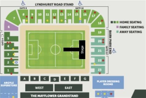 Home Park Seating Map