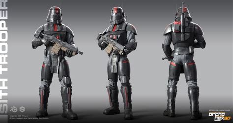 ArtStation - Imperial Sith Trooper, Jon Hinton in 2021 | Sith, Trooper ...