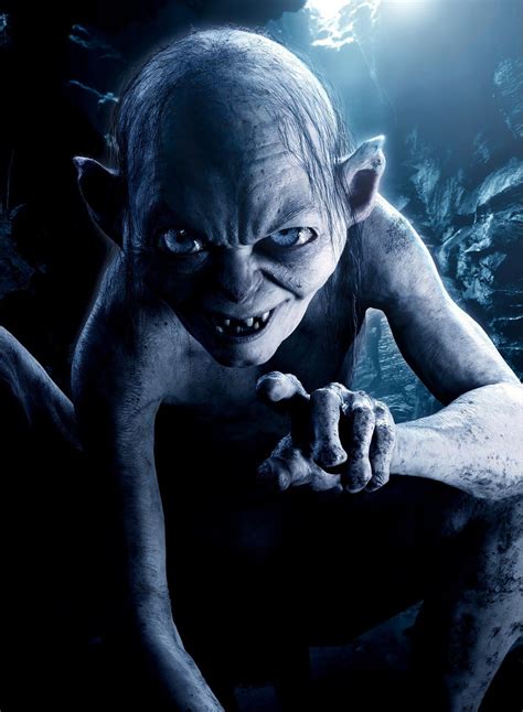 Gollum (Andy Serkis) nella trilogia del Signore degli Anelli e de Lo Hobbit | The hobbit, Hobbit ...