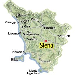 Where Is Siena Italy Map - Cristy Claudetta