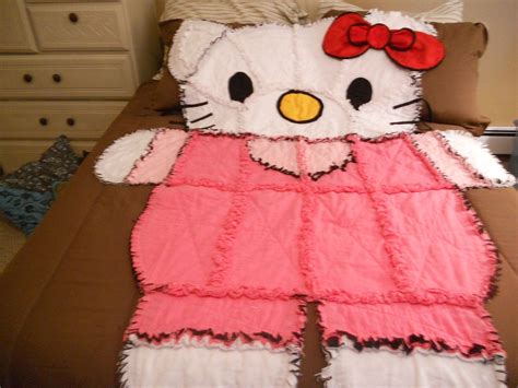 Hello Kitty Quilt Hello Kitty Lookalike Custom by memomslove, $85.00 ...