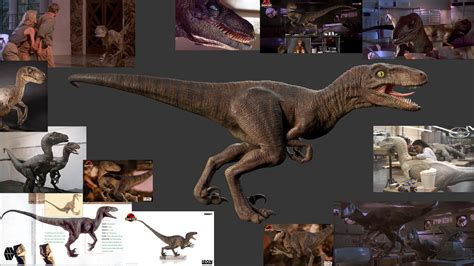 Jurassic Park Raptor Concept Art