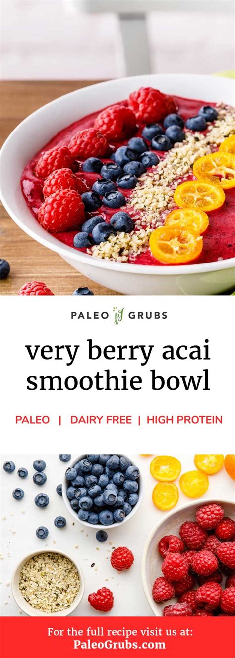 This very berry acai recipe makes one incredibly delicious acai bowl, using frozen mixed berries ...