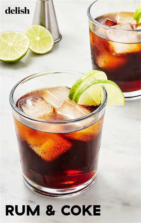 Learn This Easy Ratio For A Perfect Rum & Coke | Recipe | Alcohol drink recipes, Alcohol recipes ...