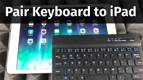 How to Pair Bluetooth Keyboard to your iPad in 2020 | iPad mini, iPad Air, iPad Pro - YouTube