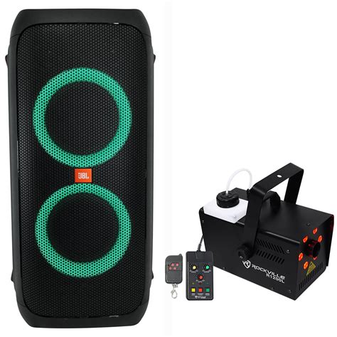 JBL Partybox 300 Tragbare Wiederaufladbare Bluetooth Party Lautsprecher + LED FOG MASCHINE | eBay