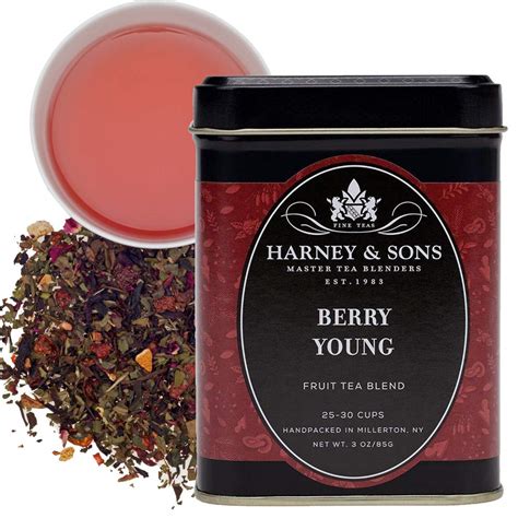 Amazon.com : Harney & Sons Berry Young Fruit Tea with Goji Berry and Mutan Tea, 3 Ounce (48115 ...