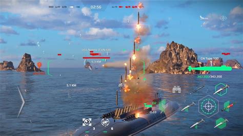 Modern Warships: CN TYPE 100 epic battle Online match gameplay. - YouTube