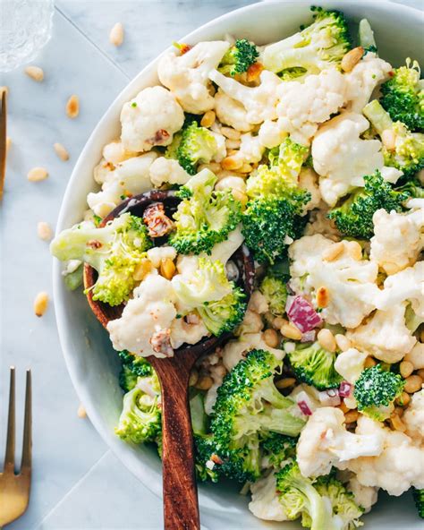 Broccoli Cauliflower Salad – A Couple Cooks