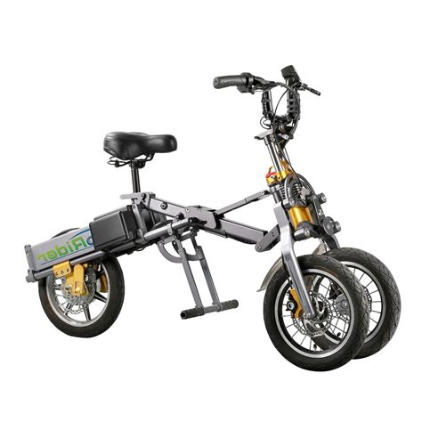 36V 14" 3 Wheel Electric Bikes Fast Folding E Bike for Adults - China 3 Wheel Bikes for Adults ...