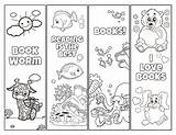 Printable Coloring Bookmarks For Kids sketch template
