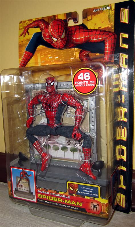 Super Poseable Spider-Man 2 Figure Magnetic Display Base